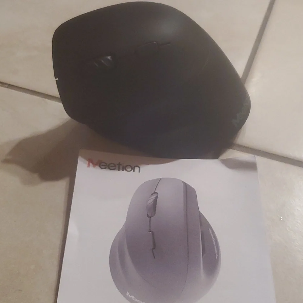 Meetion BTM010L Left Handed Computer Mouse Black